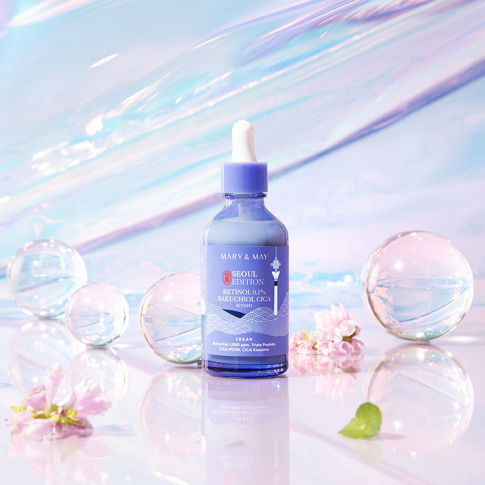[MARY & MAY] Retinol 0.1% Bakuchiol Cica Serum 80ml - Glamourous Grace