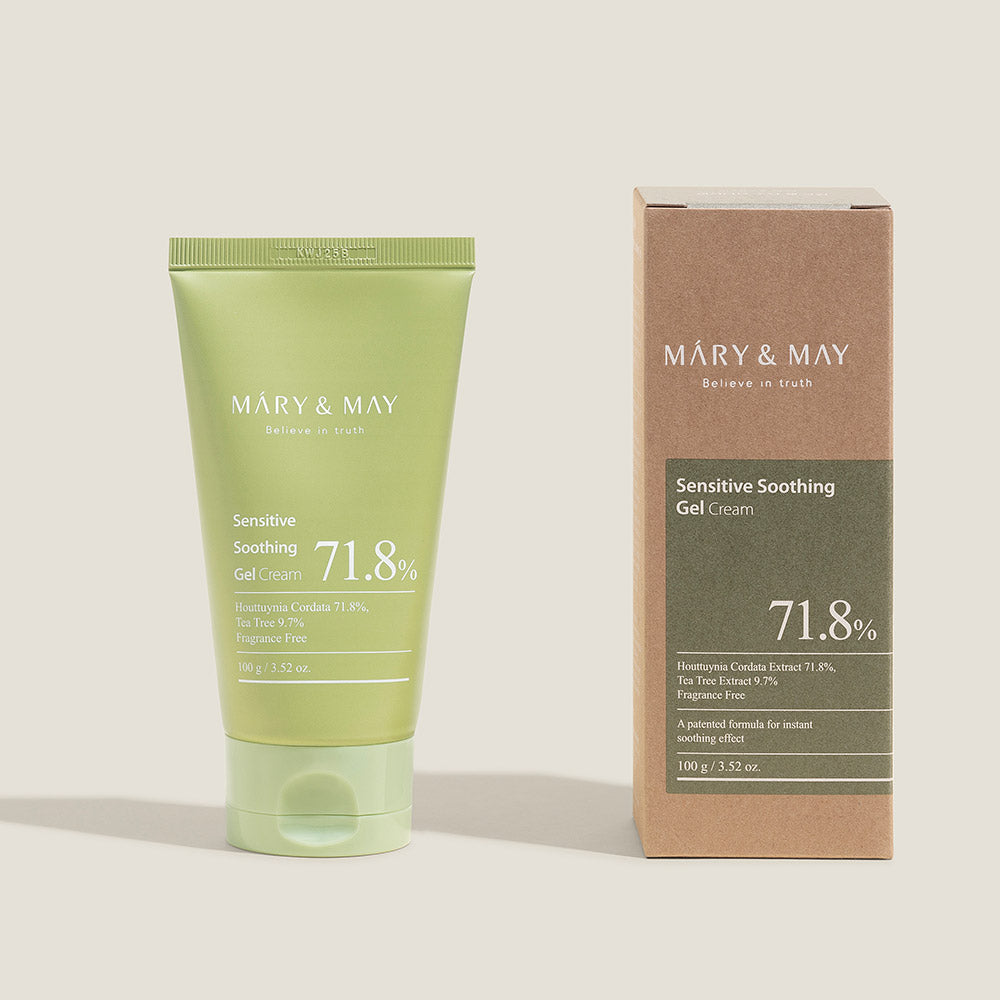 [MARY & MAY] Sensitive Soothing Gel Cream 100g - Glamourous Grace