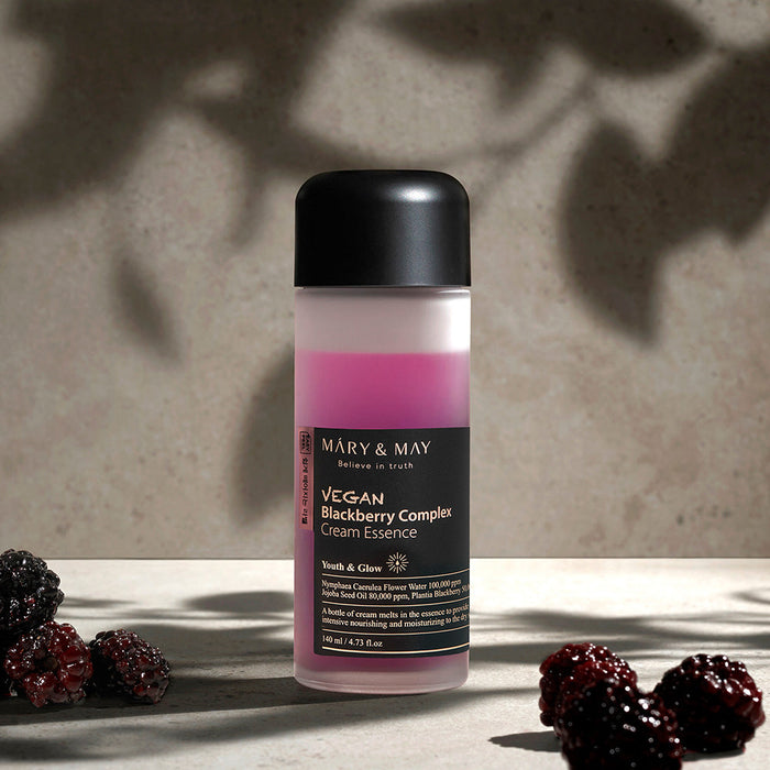 [MARY & MAY] Vegan Blackberry Complex Cream Essence 140ml - Glamourous Grace