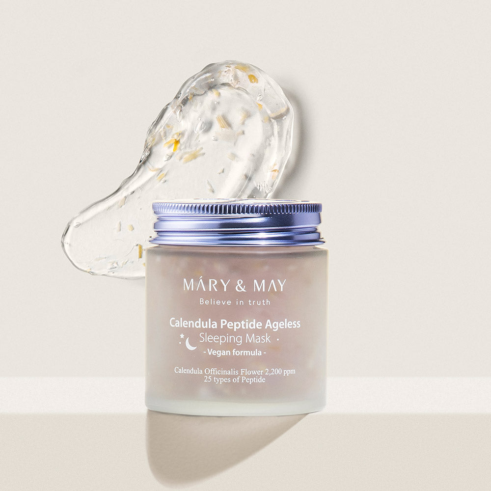 [MARY & MAY] Vegan Calendula Peptide Ageless Sleeping Mask 110g - Glamourous Grace