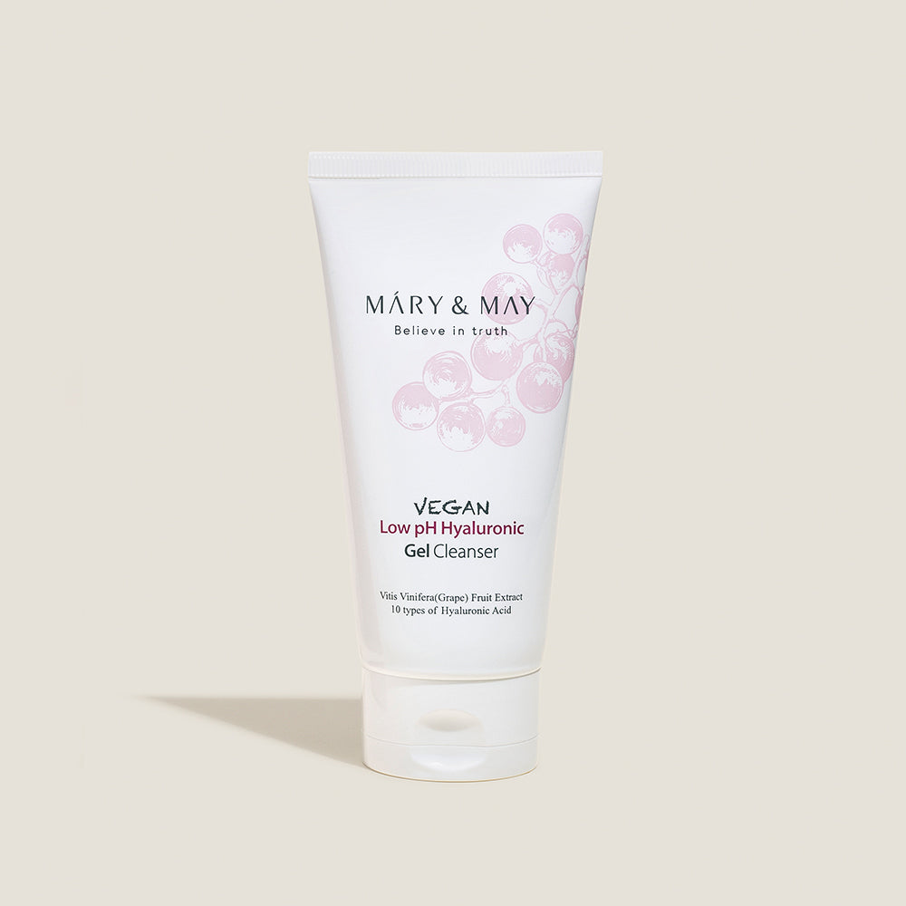 [MARY & MAY] Vegan Low pH Hyaluronic Gel Cleanser 150ml - Glamourous Grace