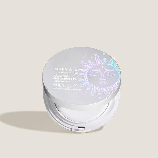 [MARY & MAY] Vegan Niacinamide Panthenol Sun Cushion SPF50+ PA++++ 25g - Glamourous Grace