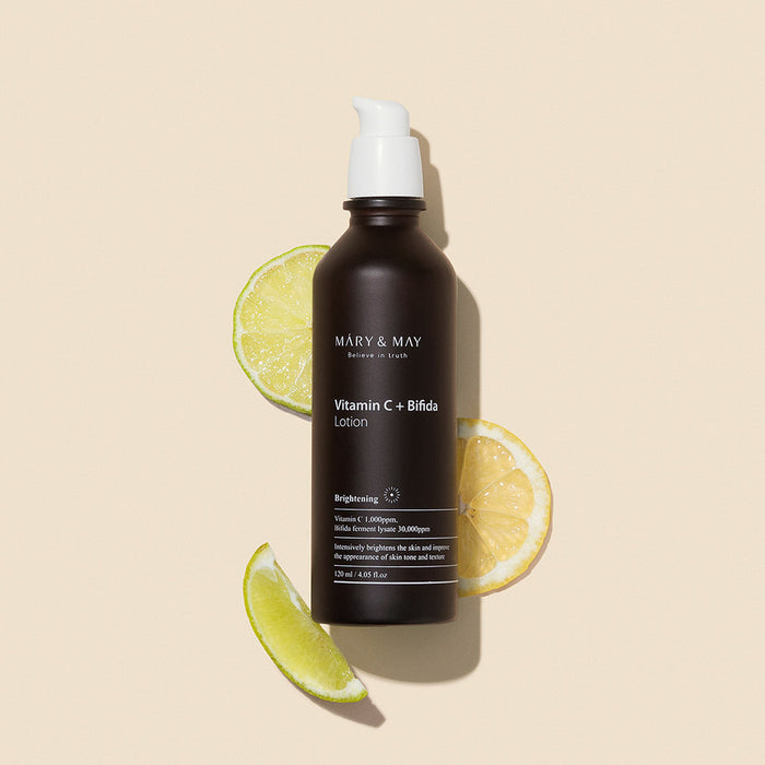 [MARY & MAY] Vitamin C+Bifida Lotion 120ml - Glamourous Grace