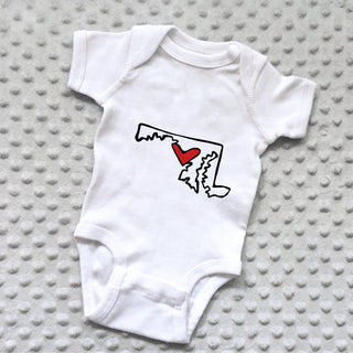 State Love Baby Onesie - 6 MONTHS