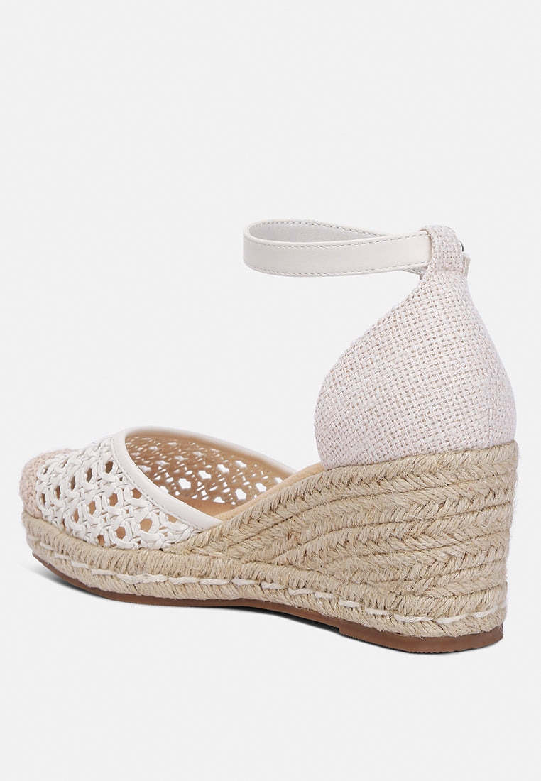 Mason Pin Buckle Wedge Heel Espradilles - Glamourous Grace