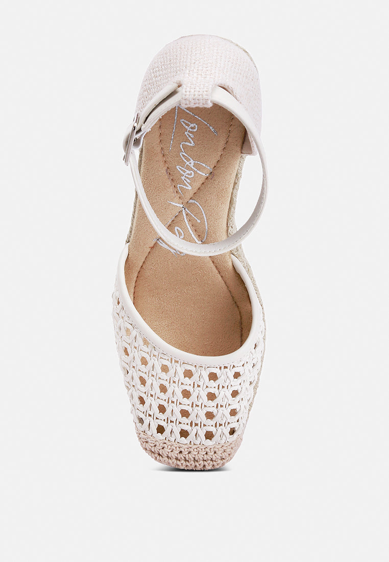 Mason Pin Buckle Wedge Heel Espradilles - Glamourous Grace