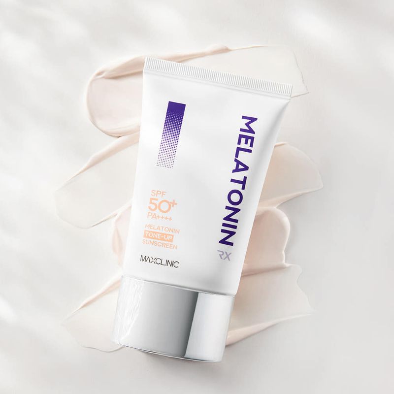 MAXCLINIC Melatonin Shot Tone-Up Sunscreen RX SPF50+ PA++++ 50ml - Glamourous Grace