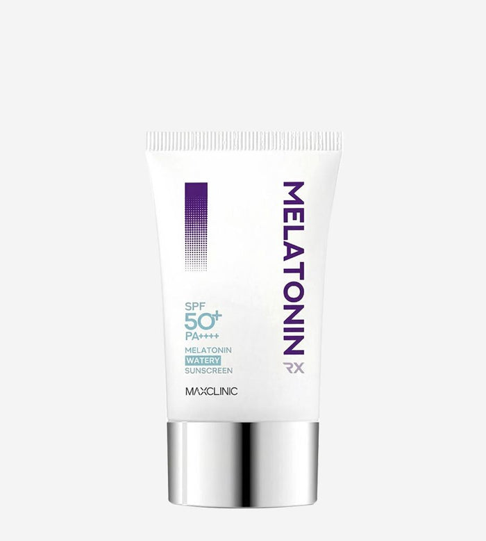 MAXCLINIC Melatonin Shot Watery Sunscreen RX SPF50+ PA++++ 50ml - Glamourous Grace