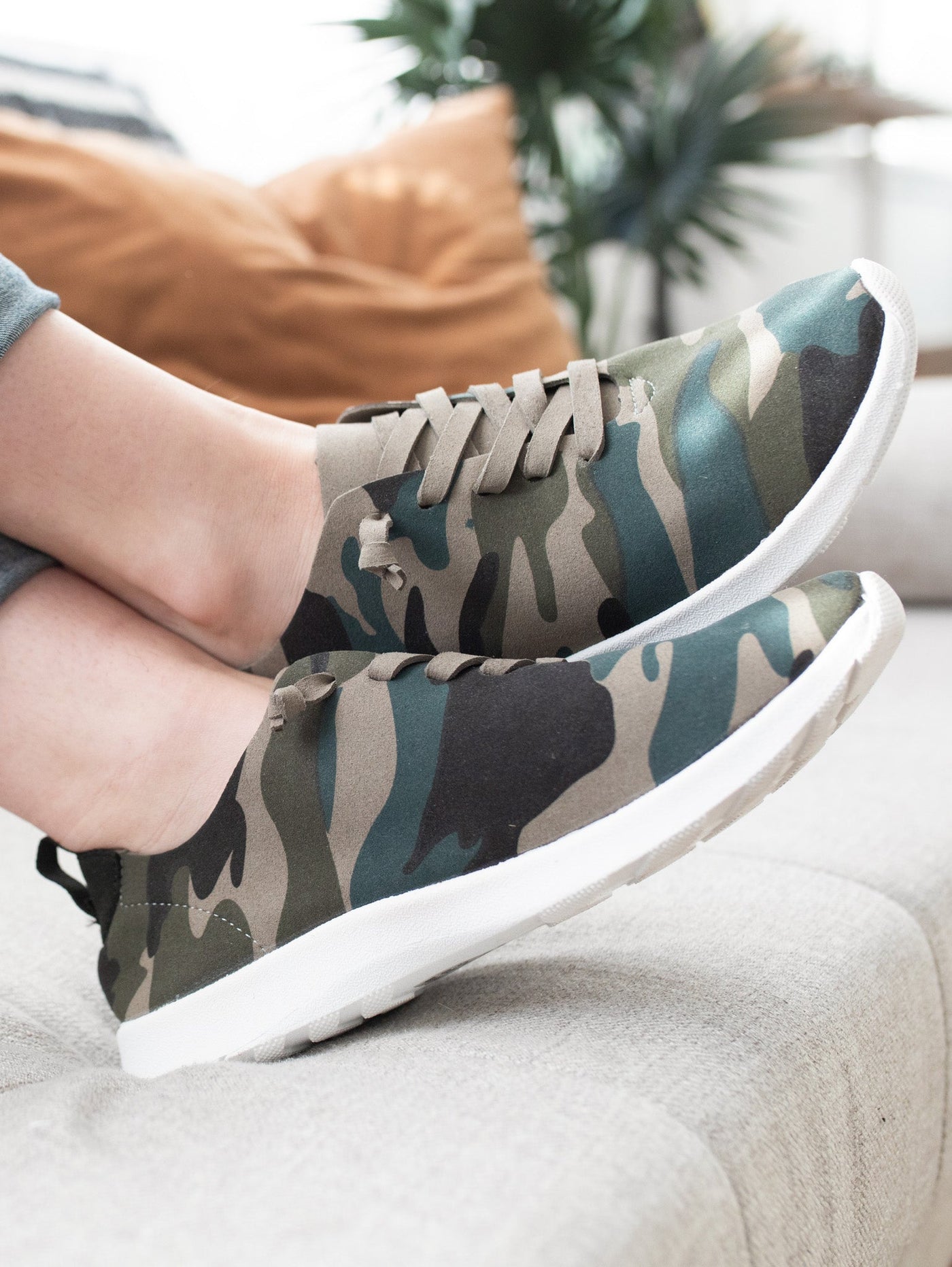 Mayo Sneaker in Camo - Glamourous Grace