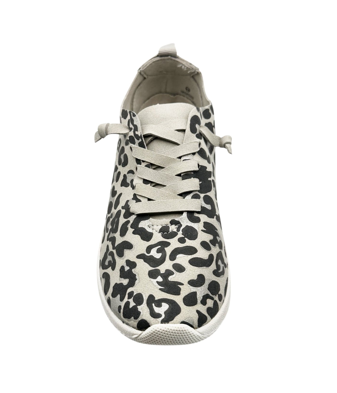 Mayo Sneaker in Light Grey Leopard - Glamourous Grace