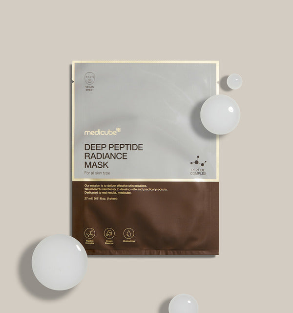 medicube Deep Peptide Radiance Mask 27g X 5ea - Glamourous Grace