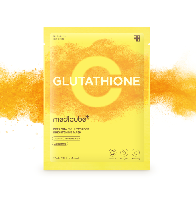 medicube Deep Vita C Glutathione Brightening Mask 27 X 5ea - Glamourous Grace