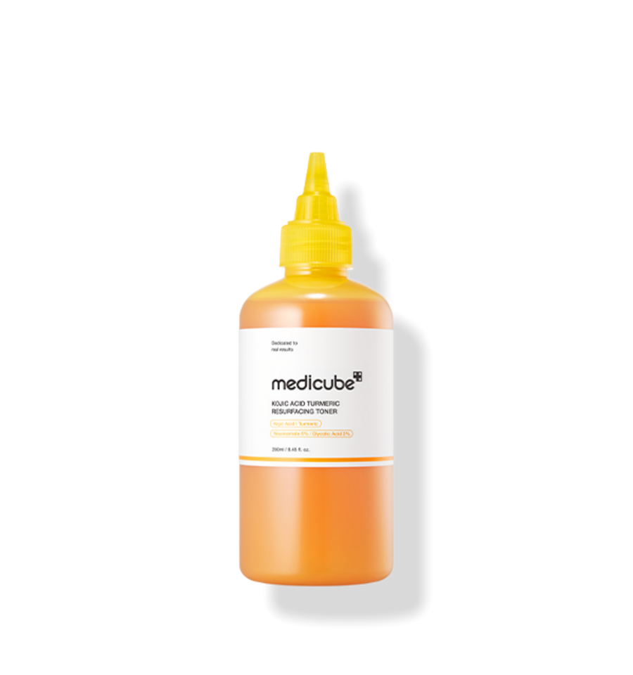 medicube Kojic Acid Turmeric Resurfacing Toner 250ml - Glamourous Grace