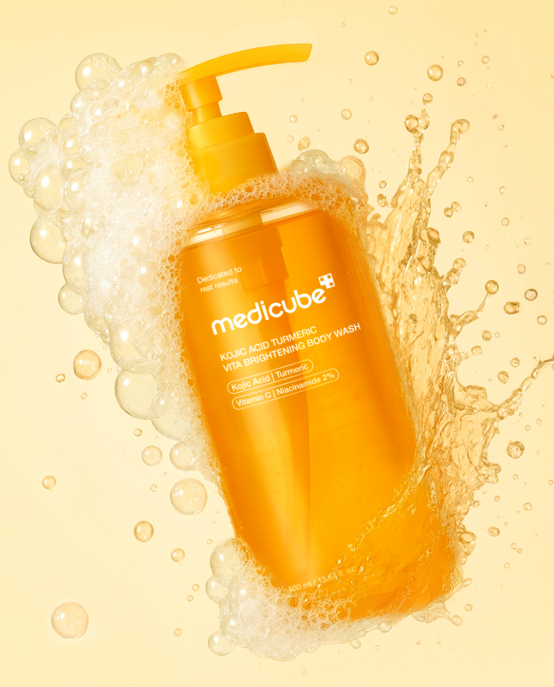 medicube Kojic Acid Turmeric Vita Brightening Body Wash 400ml - Glamourous Grace