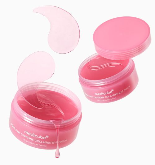 medicube PDRN Pink Caffeine Collagen Eye Patch 85g/60ea - Glamourous Grace