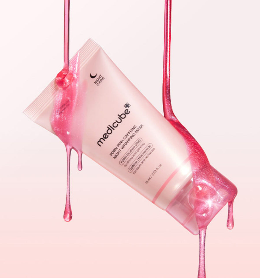 medicube PDRN Pink Caffeine Night Wrapping Mask 75ml - Glamourous Grace
