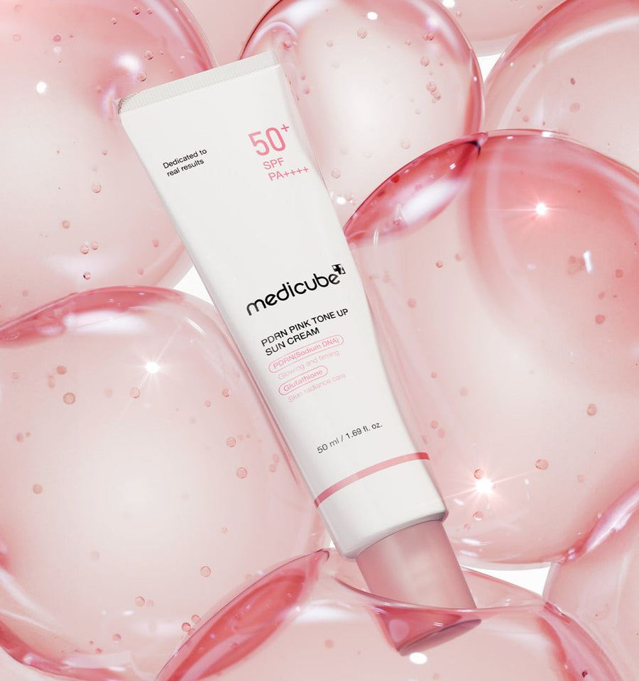medicube PDRN Pink Tone Up Sun Cream 50ml - Glamourous Grace