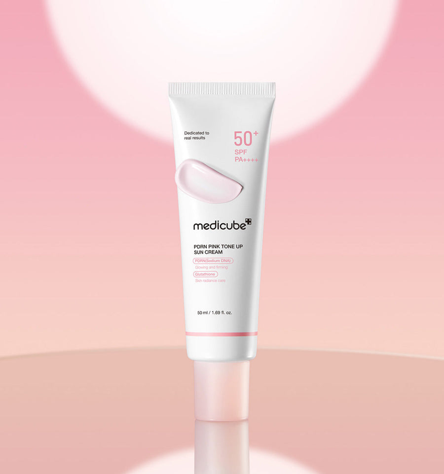 medicube PDRN Pink Tone Up Sun Cream 50ml - Glamourous Grace