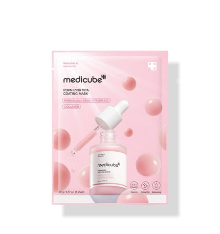 medicube PDRN Pink Vita Coating Mask 22g X 5ea - Glamourous Grace