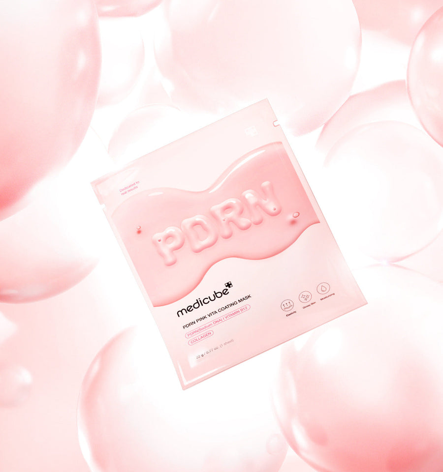 medicube PDRN Pink Vita Coating Mask 22g X 5ea - Glamourous Grace