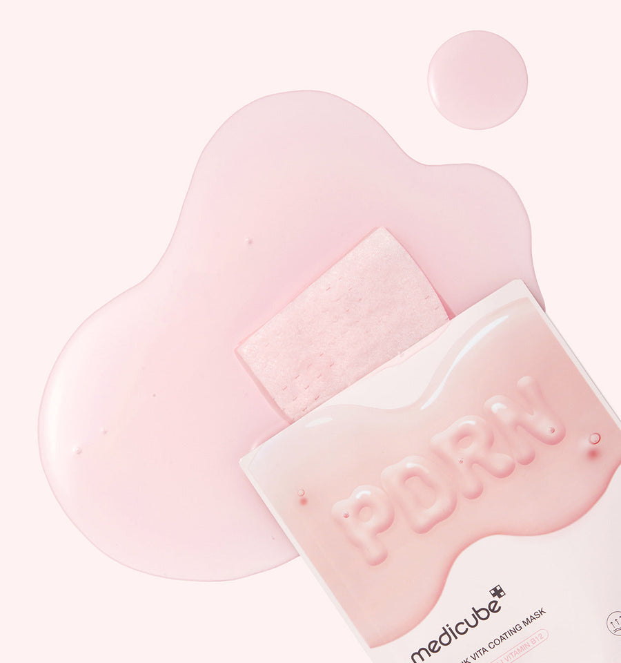 medicube PDRN Pink Vita Coating Mask 22g X 5ea - Glamourous Grace