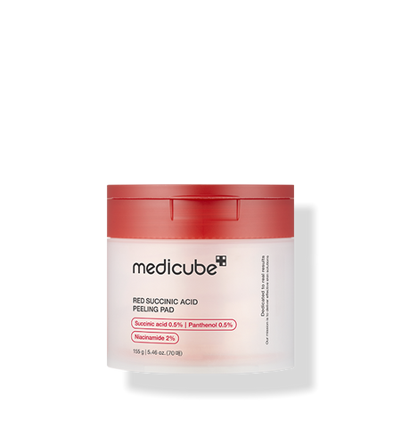 medicube Red Succinic Acid Peeling Pad 155g/70pads - Glamourous Grace