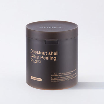 MEDIHEAL Chestnut Shell Clear Peeling Pad (60 Pads) - Glamourous Grace