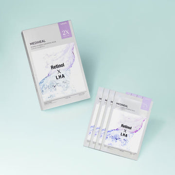 MEDIHEAL Derma Synergy Wrapping Mask Pore Care (Retinol X LHA) 25ml X 14ea - Glamourous Grace