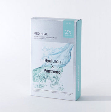 MEDIHEAL Derma Synergy Wrapping Mask Sheet 10P #Hyaluron X Panthenol - Glamourous Grace