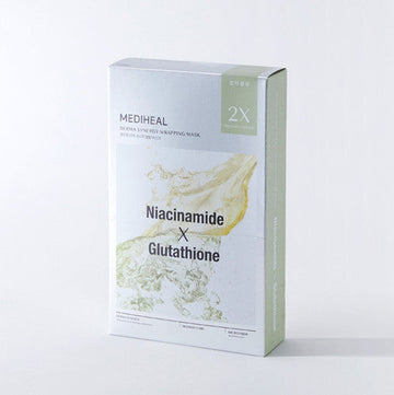 MEDIHEAL Derma Synergy Wrapping Mask Sheet 10P #Niacinamide X Glutathione - Glamourous Grace