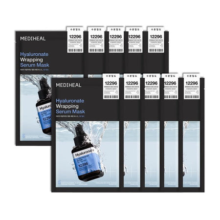 MEDIHEAL Hyaluronate Wrapping Serum Mask 25ml X 10ea - Glamourous Grace