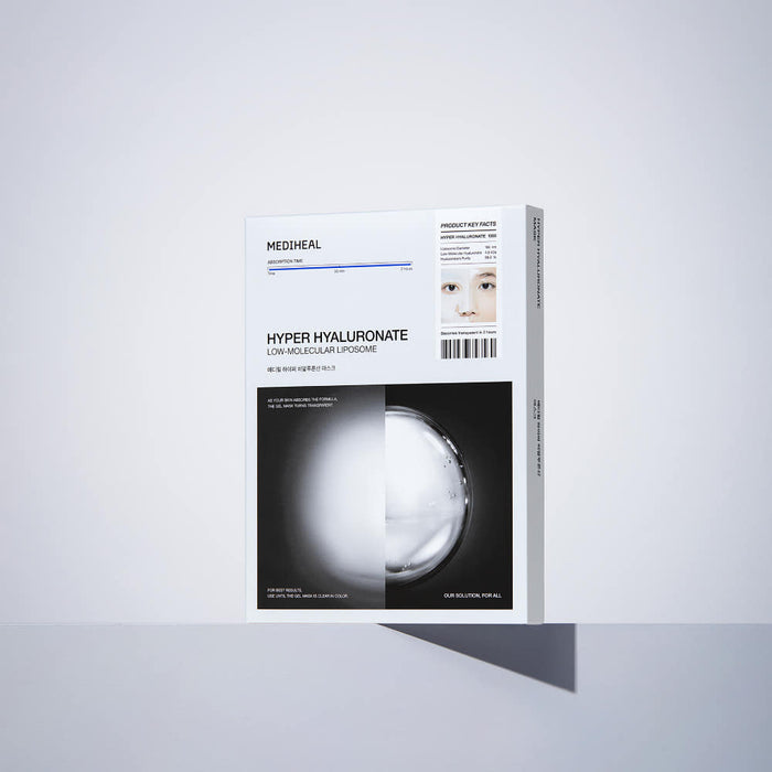 MEDIHEAL Hyper Hyaluronate Gel Mask 34g X 10ea - Glamourous Grace