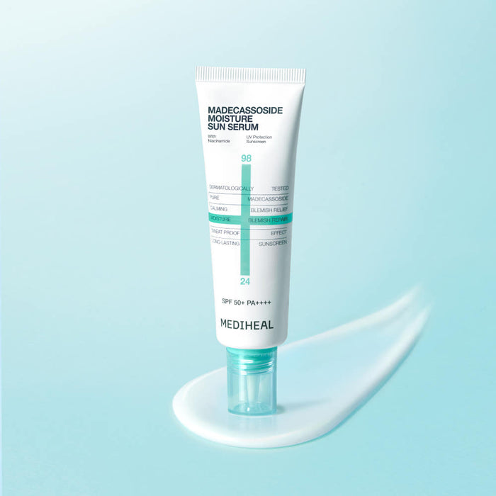 MEDIHEAL Madecassoside Moisture Sun Serum SPF50+ PA++++ 50ml - Glamourous Grace