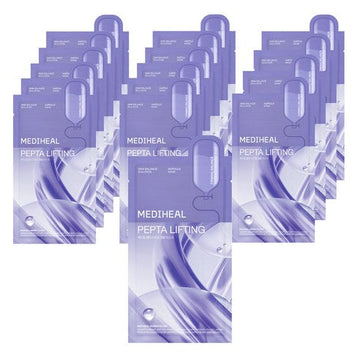 MEDIHEAL Pepta Lifting Ampoule MASK SHEET 20ml X 15pcs - Glamourous Grace