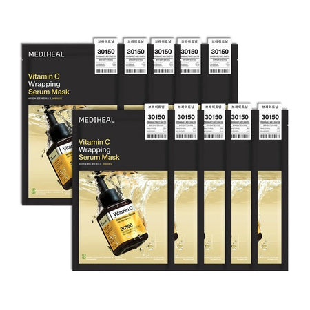MEDIHEAL Vitamin C Wrapping Serum Mask 25ml X 10ea - Glamourous Grace