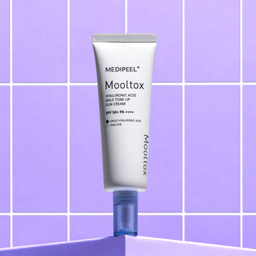 MEDIPEEL Hyaluronic Acid Layer Mooltox Mild Tone Up Sun Cream SPF 50+PA++++ 50g - Glamourous Grace