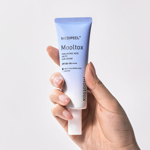 MEDIPEEL Hyaluronic Acid Mooltox Air Fit Sun Cream SPF 50+PA++++ 50ml - Glamourous Grace