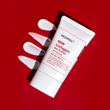 MEDIPEEL Red Lacto Collagen Pore Lifting Sunscreen SPF50+ PA++++ 50g - Glamourous Grace