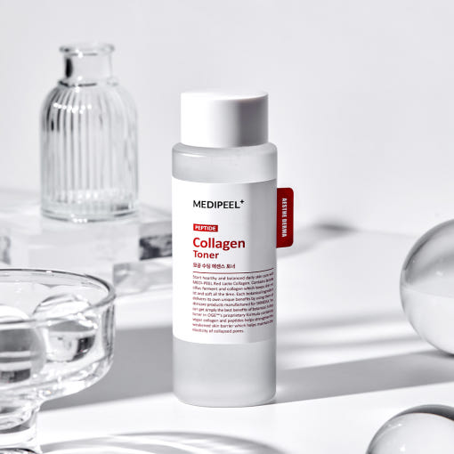 MEDIPEEL Red Lacto Collagen Soothing Essence Toner 200ml - Glamourous Grace