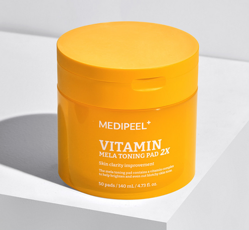 MEDIPEEL VITAMIN MELA TONING PAD 2X 140ml / 50pads - Glamourous Grace