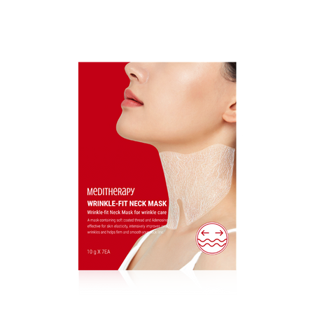 MEDITHERAPY Wrinkle-Fit Neck Mask 10g X 7ea - Glamourous Grace