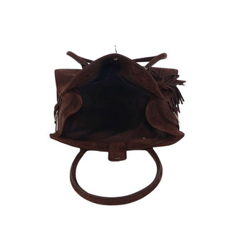 Megan -  Faux Suede Medicine Bag - Glamourous Grace