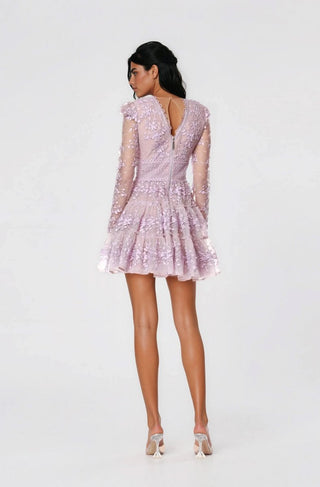 Megan Mini Dress – Lavender - Glamourous Grace
