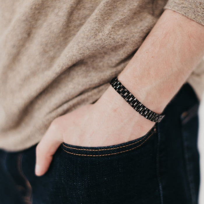 Matteo L'uomo Mens Collection Watch Band Bracelet - Glamourous Grace