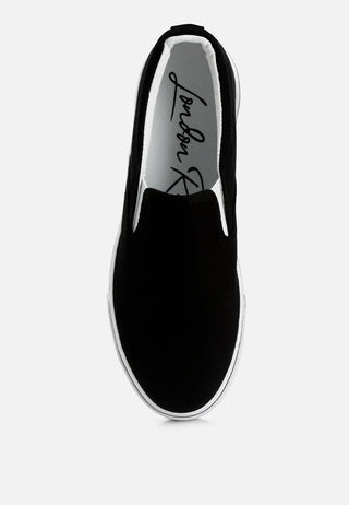 Men's canvas slip-on sneakers