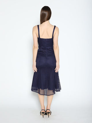 Mesh Sleeveless Mermaid Bodycon Dress