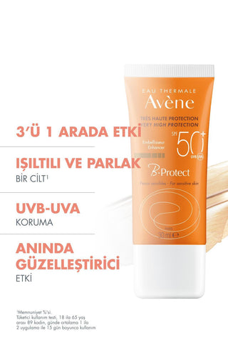 Avene B-Protect SPF50+ Sunscreen for Sensitive Skin - Non-Greasy, Antioxidant-Rich Formula - Glamourous Grace