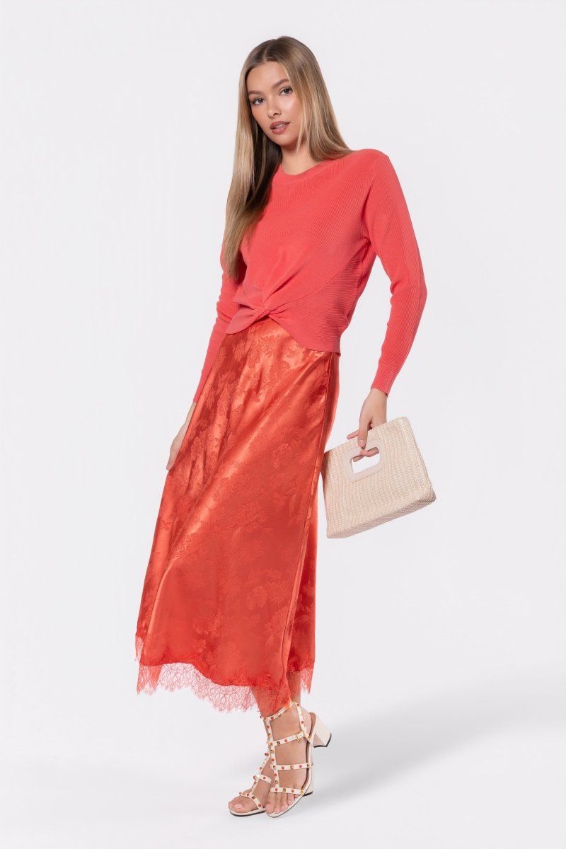 Mia Top (Coral Pink)