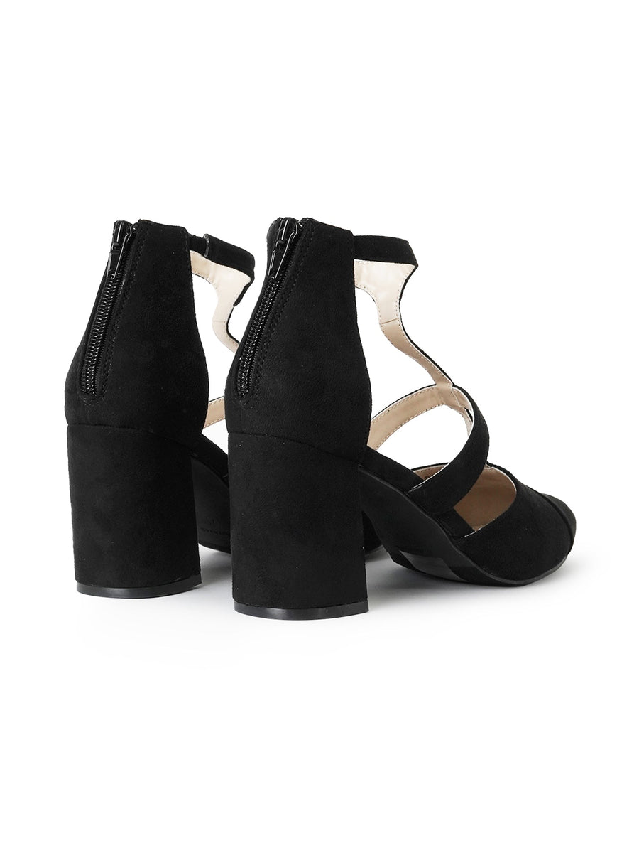 Michelle | Black Suede - Glamourous Grace