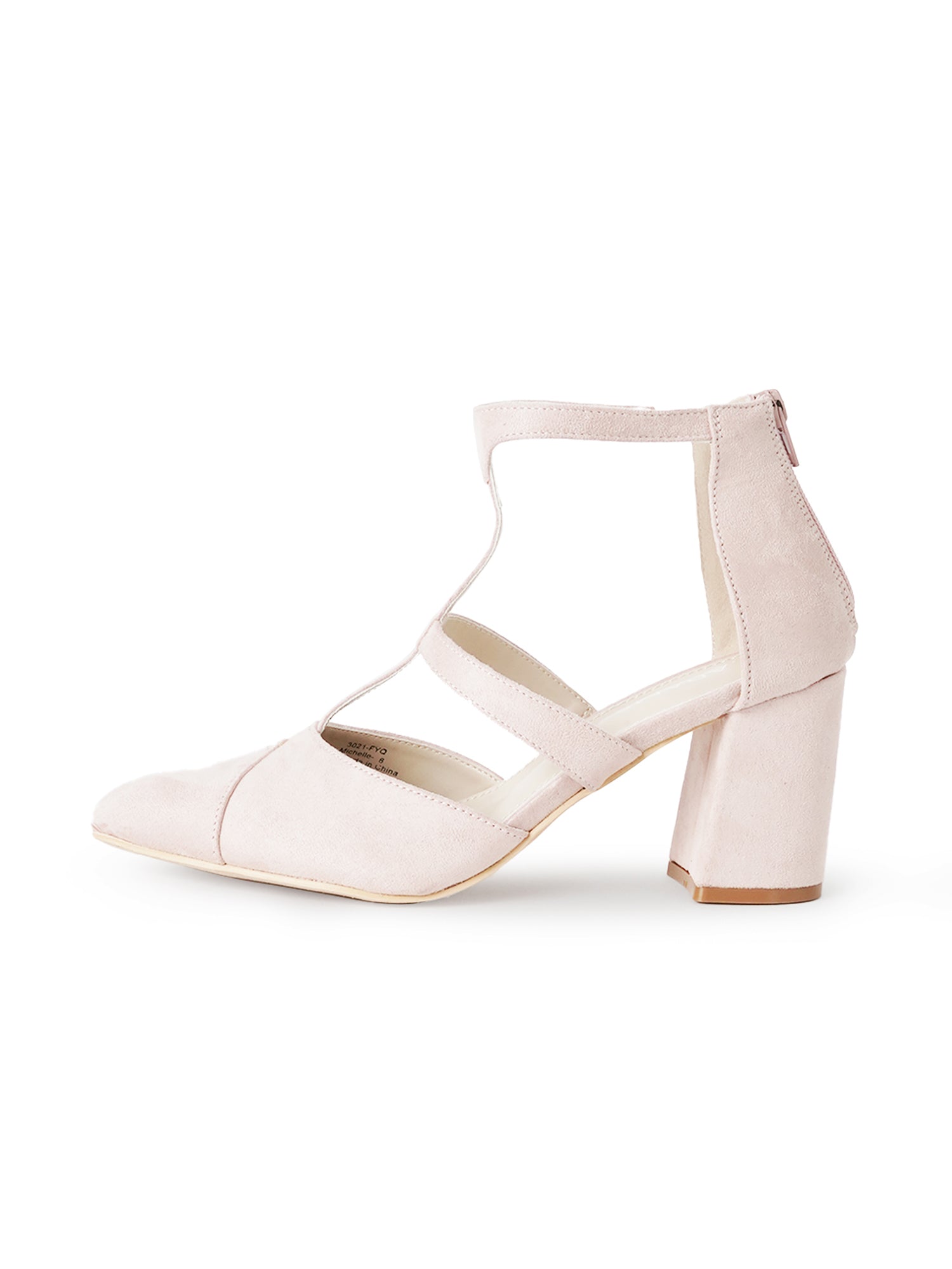 Michelle | Light Pink Suede - Glamourous Grace